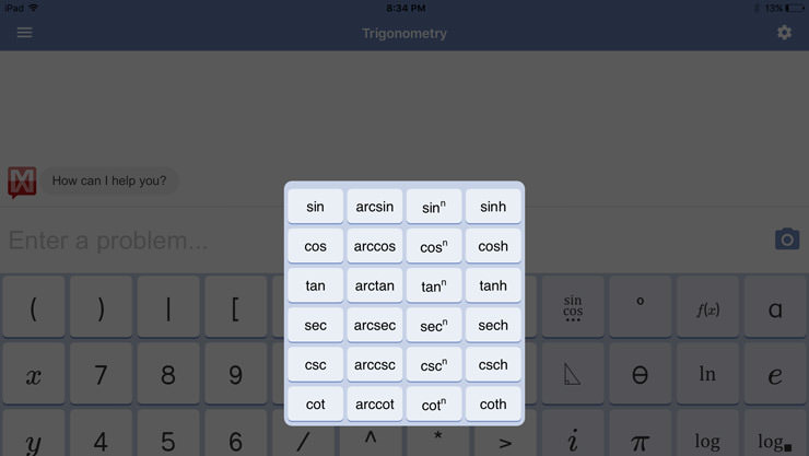 Mathway (para iPad)