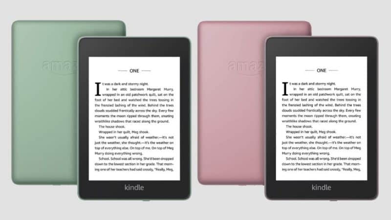 Amazon agrega 2 nuevas opciones de color para Kindle Paperwhite