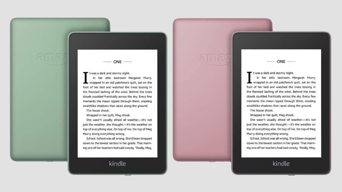 Amazon agrega 2 nuevas opciones de color para Kindle Paperwhite