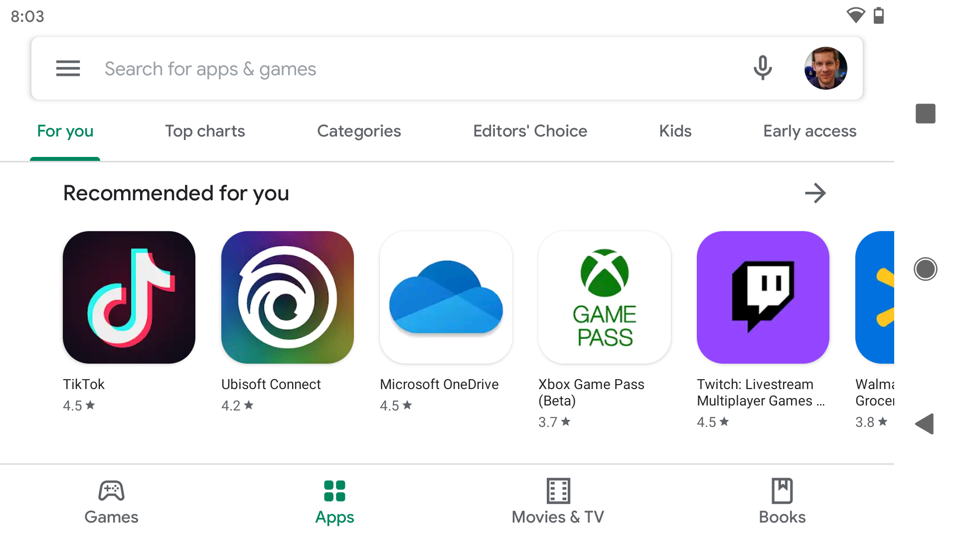 Tienda de aplicaciones de Google Play