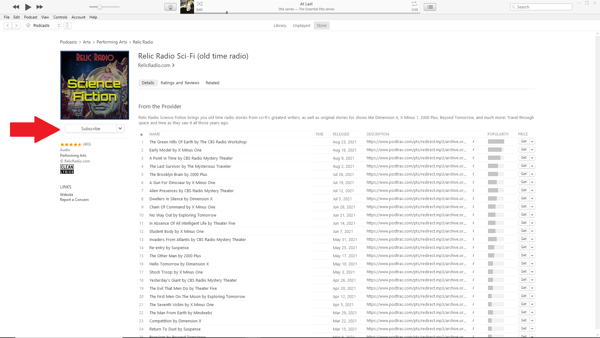 suscribirse al podcast